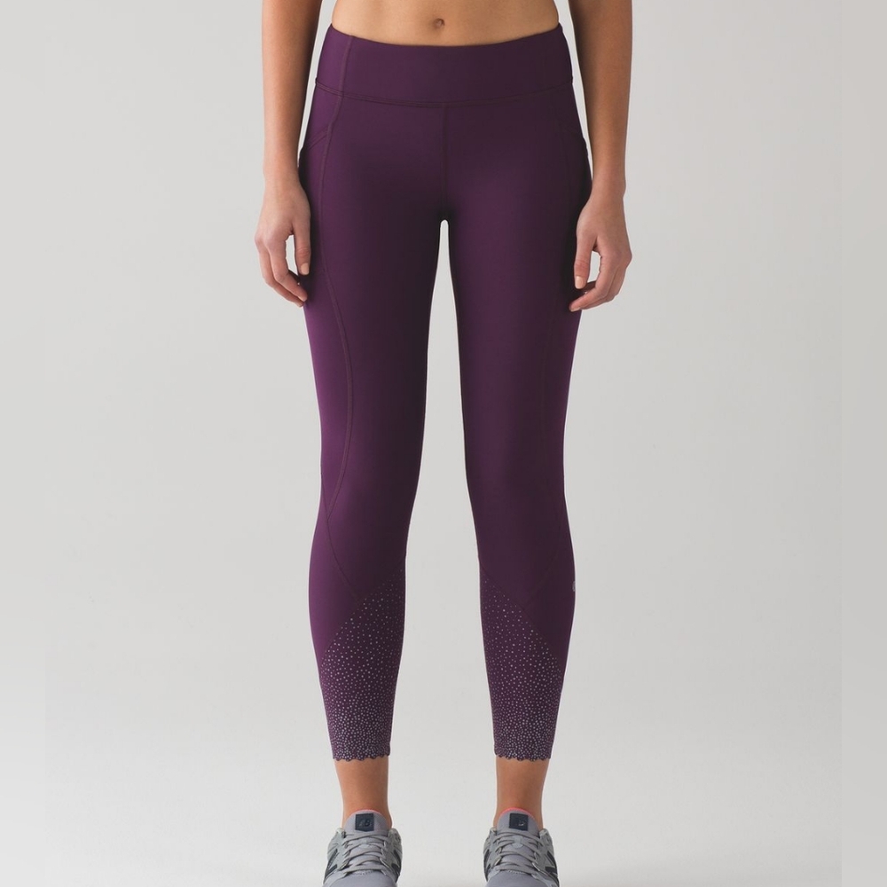 lululemon athletica Purple Tight Stuff Tight || 8 Darkest Magenta Leggings Berry - Picture 6 of 16